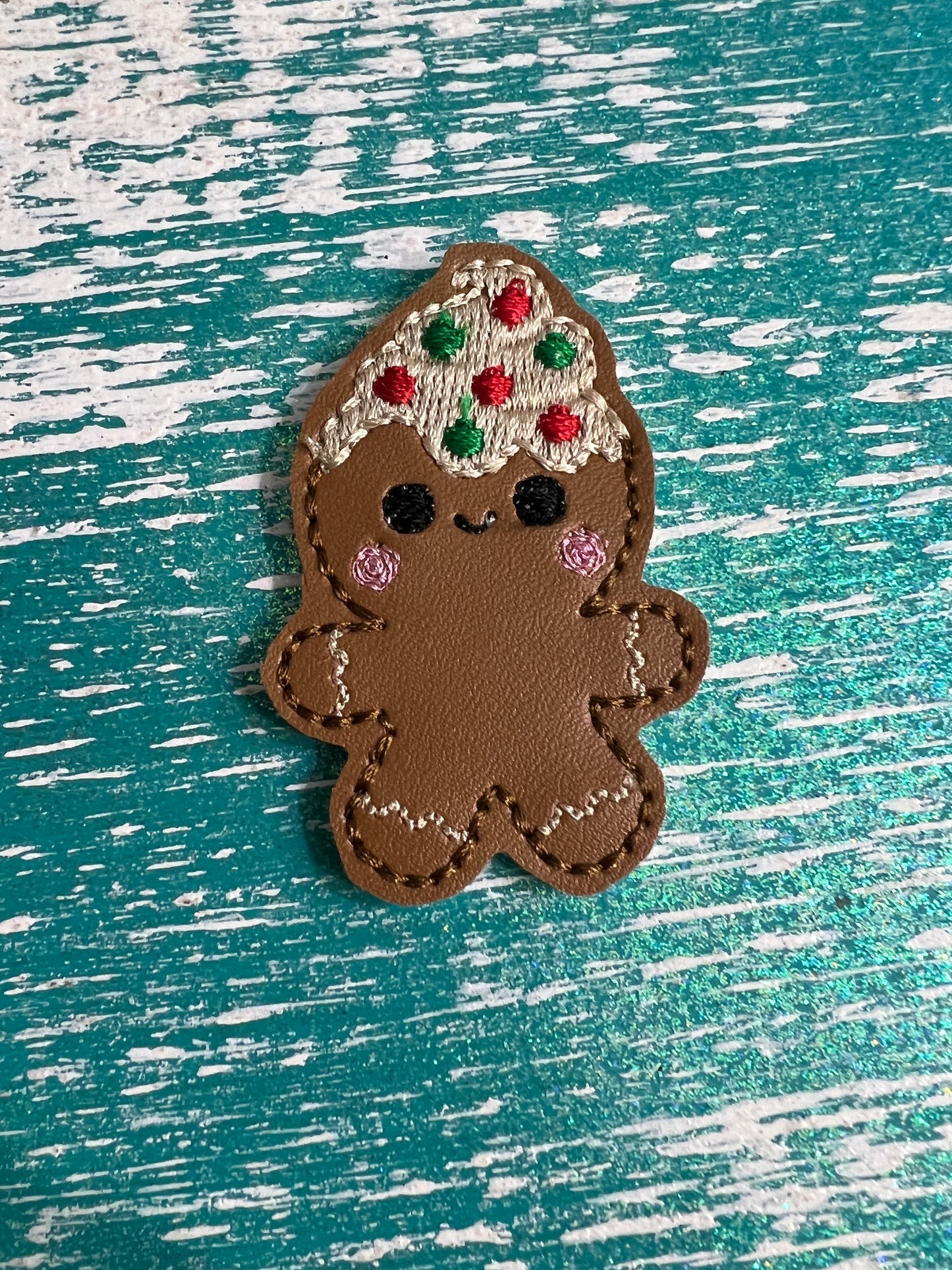 Whipped topped gingerbread man