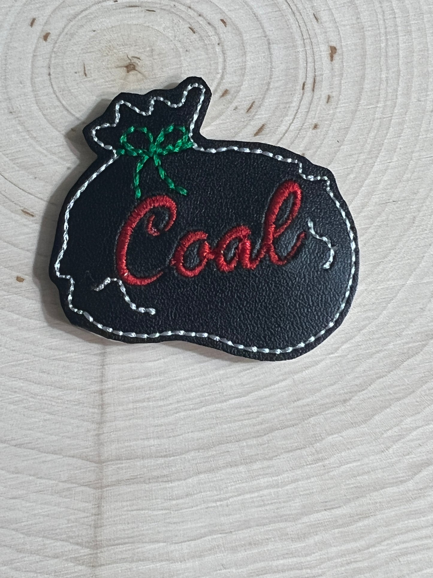 Coal Santa bag